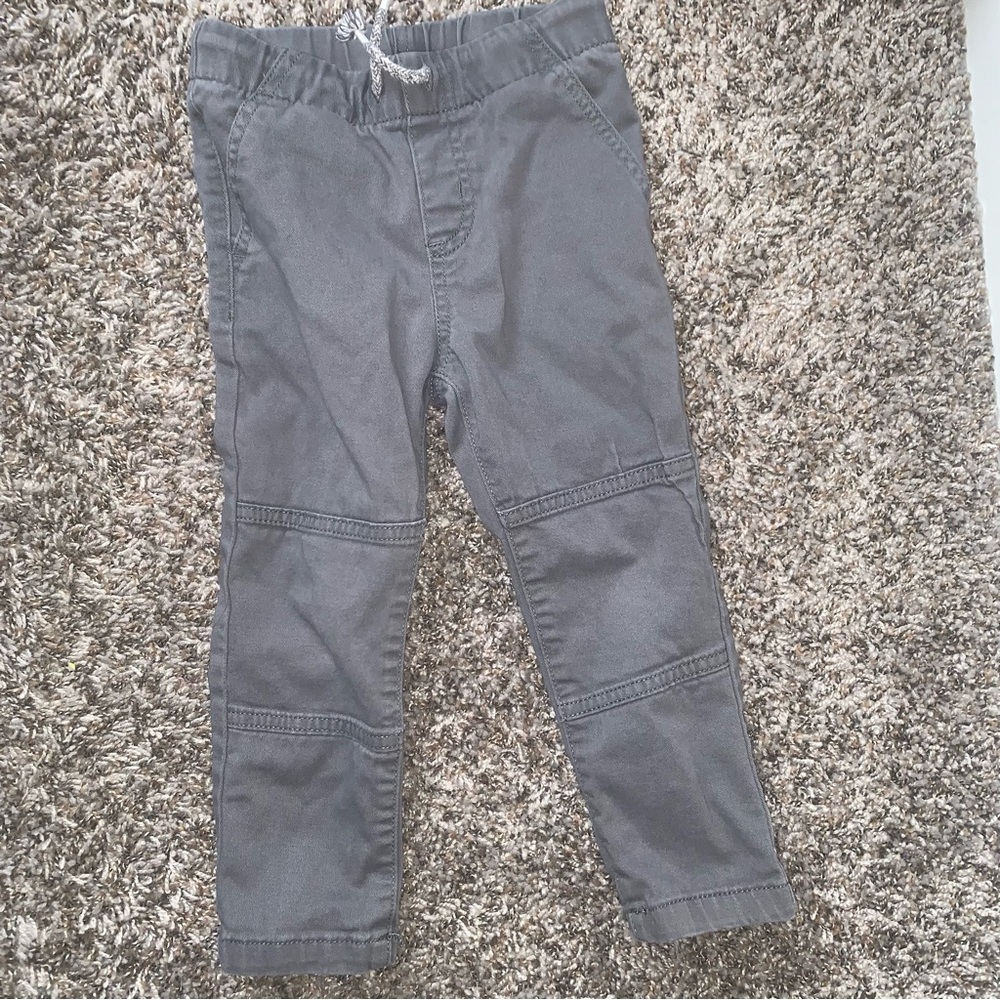 okie dokie Gray Kids Cargo Pants 3T